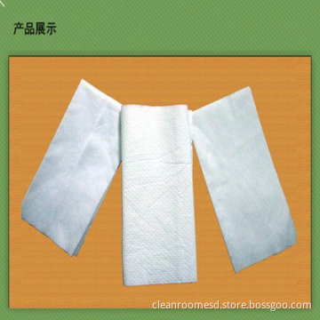 White Custom Wood Pump Industry Nonwoven Dust Cleaning Cleanroom Durable Paper Roll